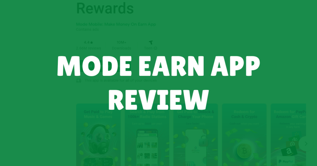 Mode Earn App Review